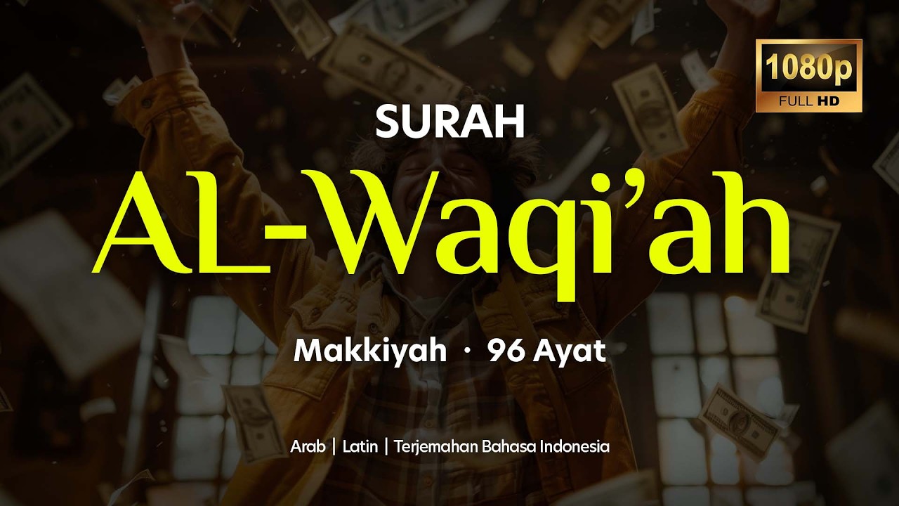 AL-WAQI'AH FULL 96 AYAT | Murrotal Al-Qur'an Merdu dan Menenangkan Hati