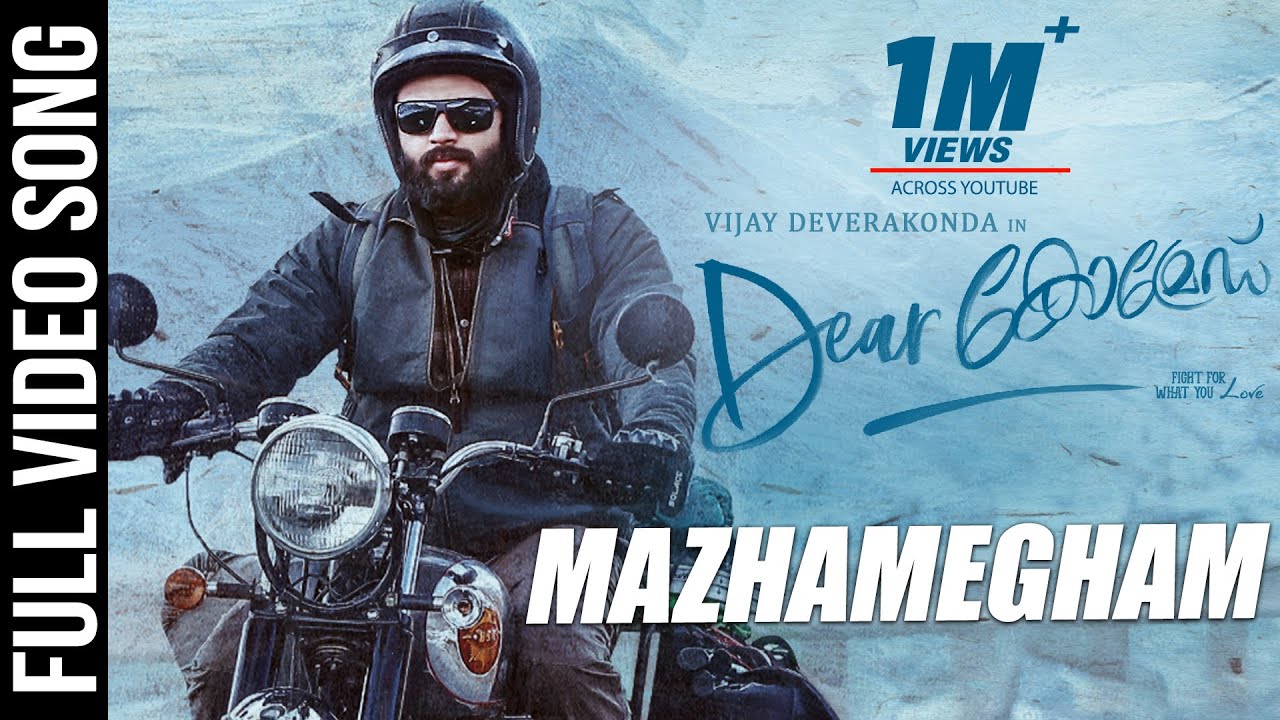 Dear Comrade Video Songs   Malayalam  Mazhamegham Video Song   Vijay Deverakonda  Rashmika