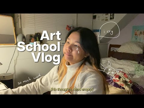Art School Vlog | Starting my minor project aka my graduation project