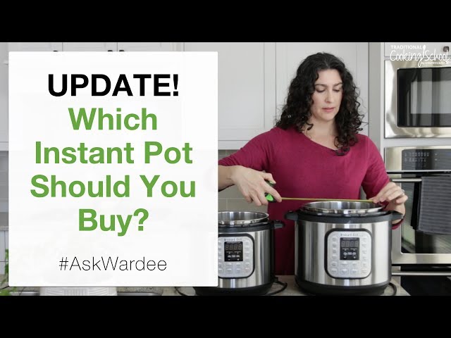 Instant Pot Size Comparison: 3, 6, or 8-quarts - A Pressure Cooker