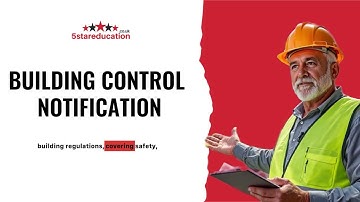 Level 6 NVQ CSM - BUILDING CONTROL NOTIFICATION