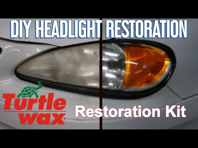 Turtle wax headlight restoration kit! #turtlewax