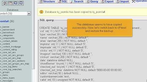 How to Restore a Joomla Backup Made with cPanel