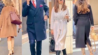 ELEGANT MILAN STREET FASHION 2024EARLY SPRING 2024 LOOKS ITALIANS KNOW HOW TO LOOK CLASSY