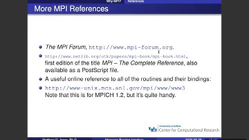 Intro to Parallel Processing with MPI