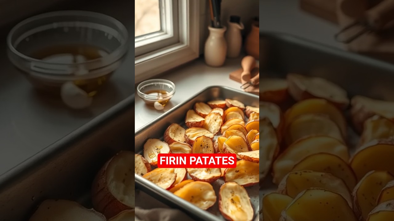 En Çıtır Fırın Patates Tarifi Çok Kolay #shorts