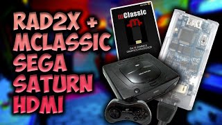 RAD2x + mClassic Sega Saturn HDMI