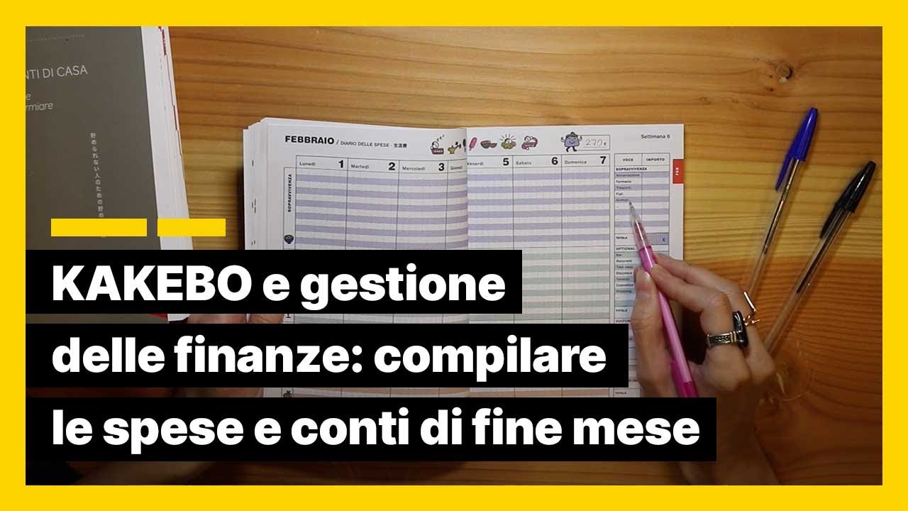 Kakebo e gestione delle finanze [2/3]: come compilare le spese e i conti di  fine mese 