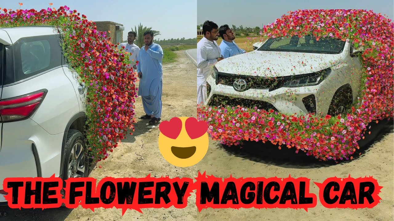The flowers car🌹wait for end