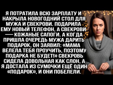 Mom Told Me To Teach You A Lesson There Won T Be A Present My Husband Declared On New Year S