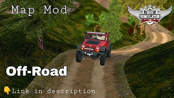 Bus Simulator Indonesia Off-Road Mod Gameplay. Sitinjau Lauik Route