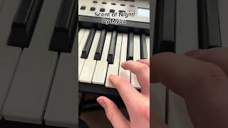 Scent of Night by Myuu on Piano #shorts