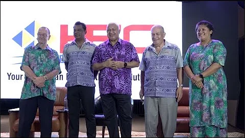 Fijian Prime Minister officiates at the HFC Bank naming rights