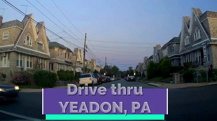 DRIVE THRU YEADON VIA EAST LANSDOWNE, PA.... DELAW...