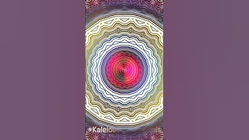Radial Symmetry Mandala Art Kaleidoscope Visuals, Fantasy Music