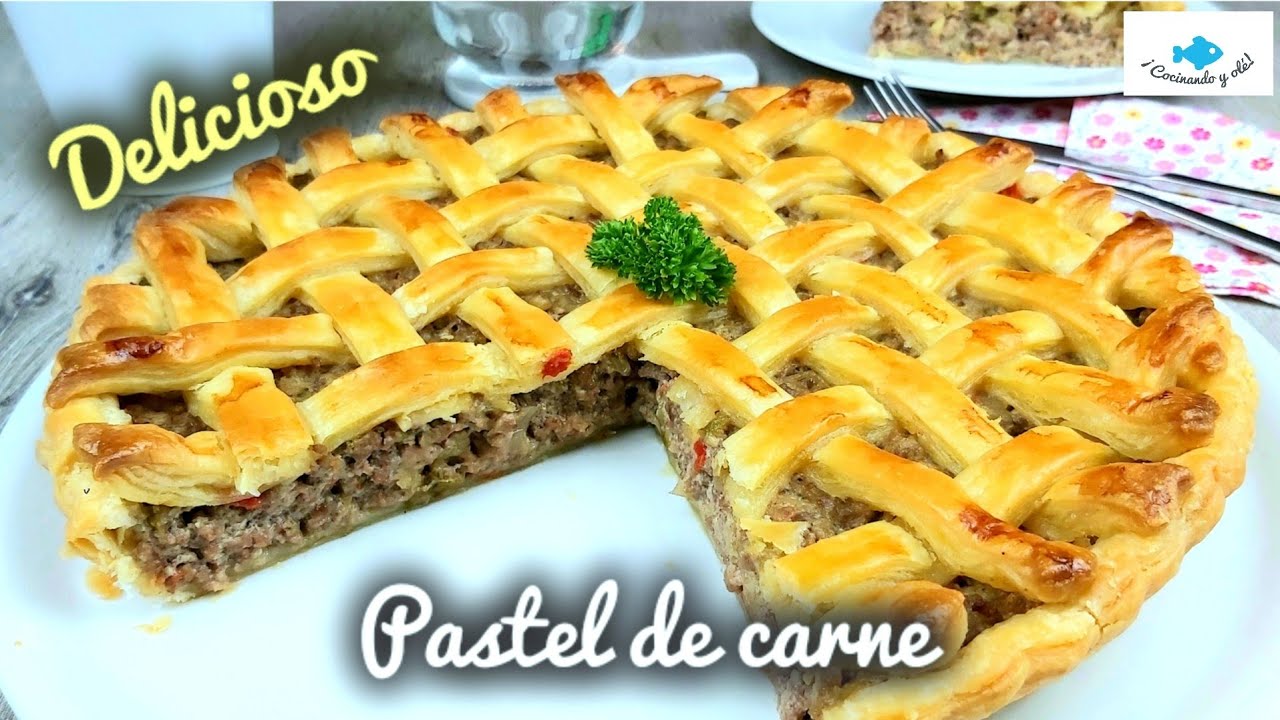 ⭐ PASTEL de CARNE con HOJALDRE ⭐ Meat pie #meatpie #pasteldecarne #comida # hojaldre #pastel #recetas - YouTube