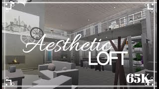 Bloxburg Aesthetic Loft Speed build