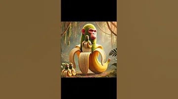Chimpanzee Ne Banane 