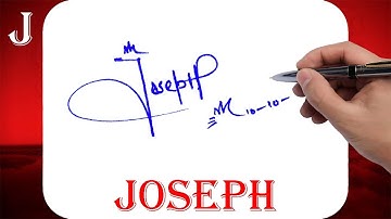 Joseph Name Signature Style - J Signature Style - Signature Style of My Name Joseph