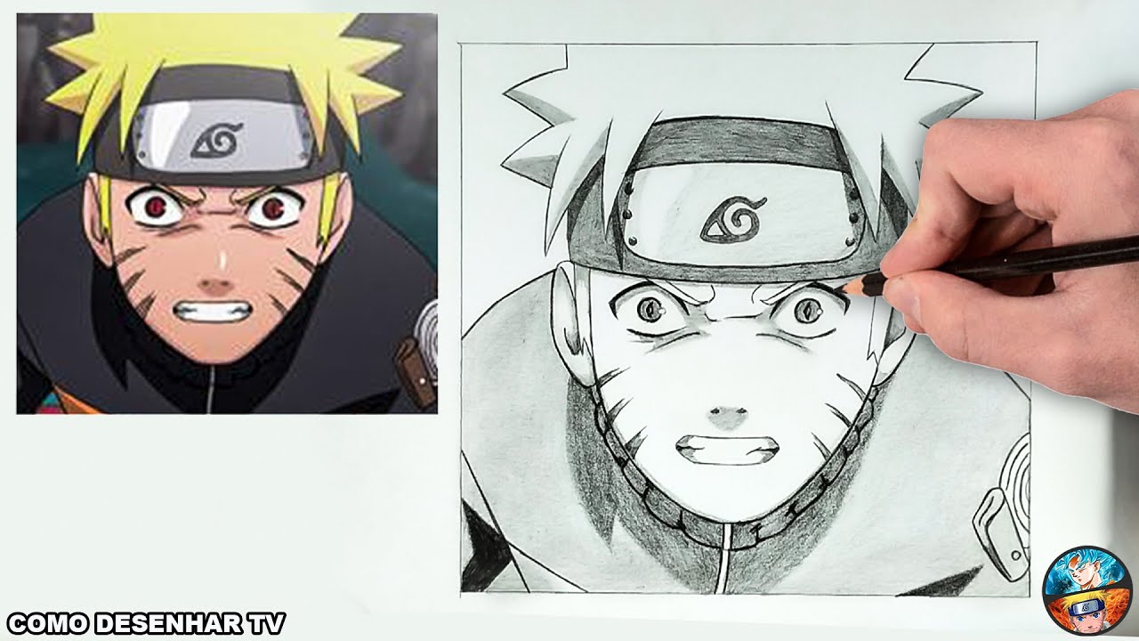 Desenhos - Naruto Uzumaki ❤️ Clique 2 vezes se gostou 📍 Créditos - ? . 🔥  Quer aprender a desenhar como um profissional de maneira fácil, rápida e  sem sair de casa?