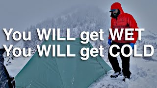 The hard truth about winter camping - What will you do about it?