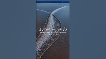 {مرج البحرين يلتقيان بينهما بَرْزَخٌ لا يبغيان } بصوت جميل القارئ الشيخ ياسر الدوسري 🧡🌼