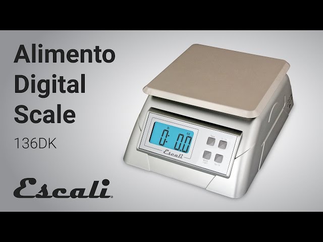 Escali Digital Scale - Alimento Digital Kitchen Scale