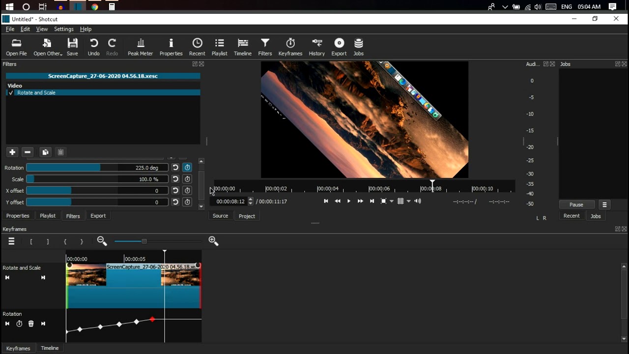 shotcut rotate video shotcut rotate video