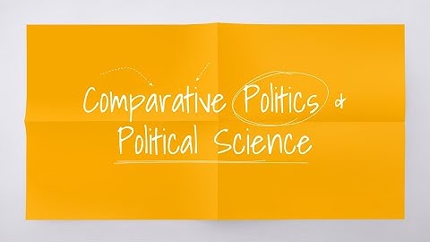 Introduction to Comparative Politics & Political Science