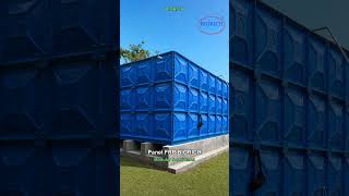 Tangki Panel FRP BIORICH 3 Tingkat — Penyimpanan Air Industri #Shorts