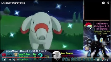 Live Shiny Phanpy In Pokemon X After 79 Encounters via Friend Safari