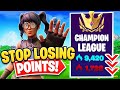 How To STOP Losing ARENA Points in Chapter 3! (Reach Champs Fast!) - Fortnite Tips &amp; Tricks