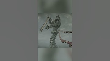 The colossus ALMOST hit me - Shadow of the Colossus #shorts #shadowofthecolossus