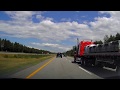 1 hour of driving in quebec autoroute 20 low traffic chill