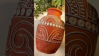 Lippan Art 😱😱😱😱😱 | Lippan Art On Pot with Mirror work