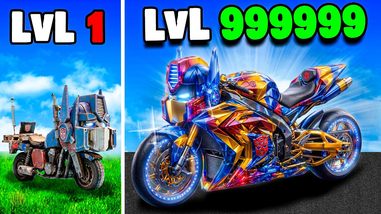 Level 1 to Level 1,000,000 TRANSFORMER Bikes in GTA 5
