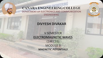 VTU EMW 18EC55 M3 L12  MAGNETIC POTENTIALS