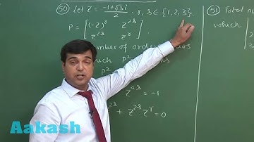 JEE Advanced 2016 Solution Paper-1 Maths [Q. 49-51] By Aakash