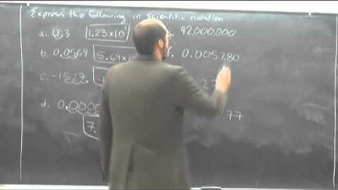 Convert From Decimal to Scientific Notation 001