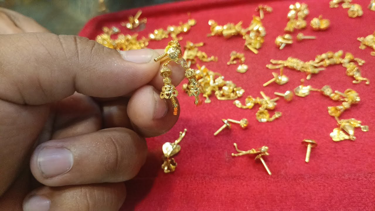 Gold FANCY earring design  ମାତ୍ର 21000  ରୁ ଆରମ୍ଭ