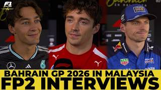 F1 Drivers FP2 Interviews Bahrain GP in Malaysia 2026