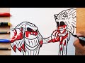 COMO DIBUJAR a SONIC.EXE VS KNUCKLES.EXE