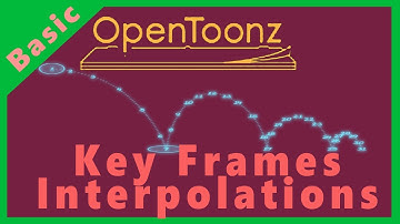 OPENTOONZ : Key Frames, Function Editor, Interpolations (Class Lectures)