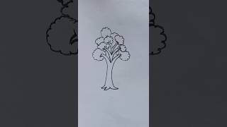 #tree🌲🌳#drawing #technique #shortsvideo #creativeart