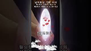 남북통일 기원 미사 제1독서 신명기 30,1-5 제2독서 에페소서 4, 29-5,2 #shorts