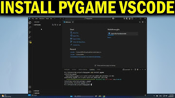 How To Install and Setup PyGame with Visual Studio Code