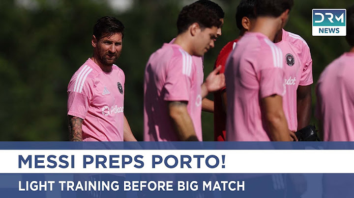 Messi, Suárez Prepare for Crucial Porto Match | DRM News | AD1Z