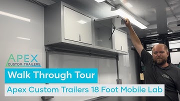 18ft Custom Mobile Laboratory Walkthrough | Apex Instruments Custom Trailers for Stack Testing