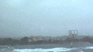 windsurf da paura a Capitana