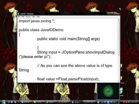Java input output with GUI - YouTube